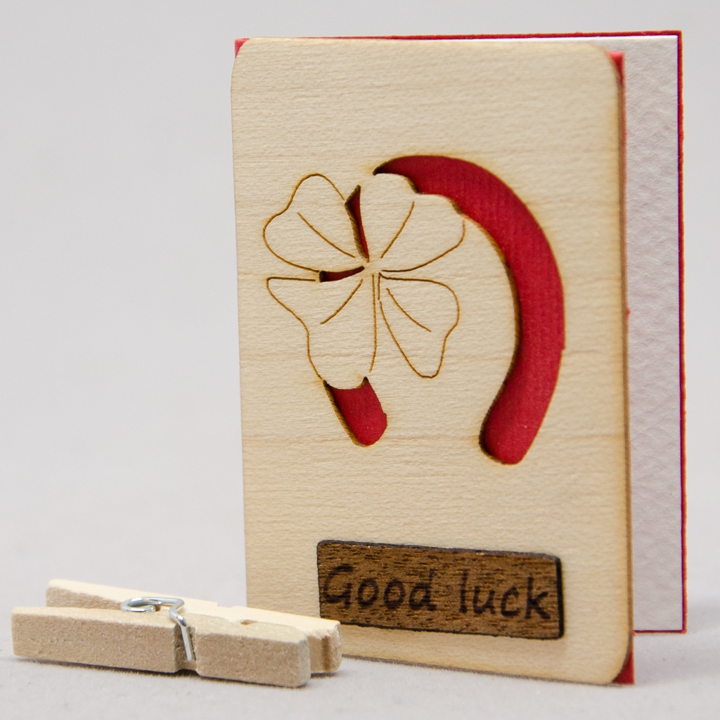 Geschenkkärtchen Good Luck