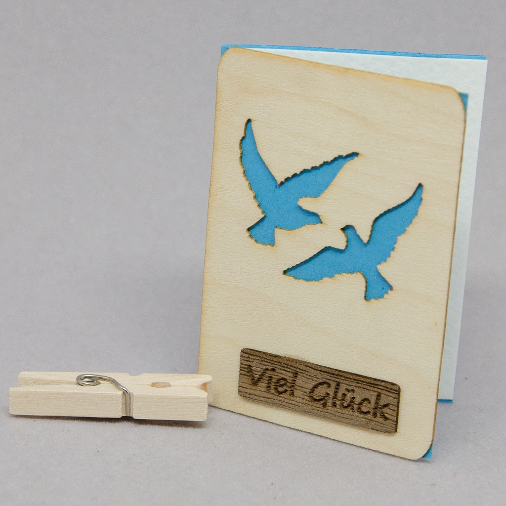 Geschenkkärtchen Viel Glück