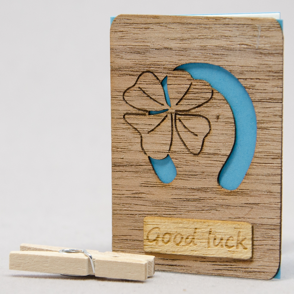 Geschenkkärtchen Good Luck