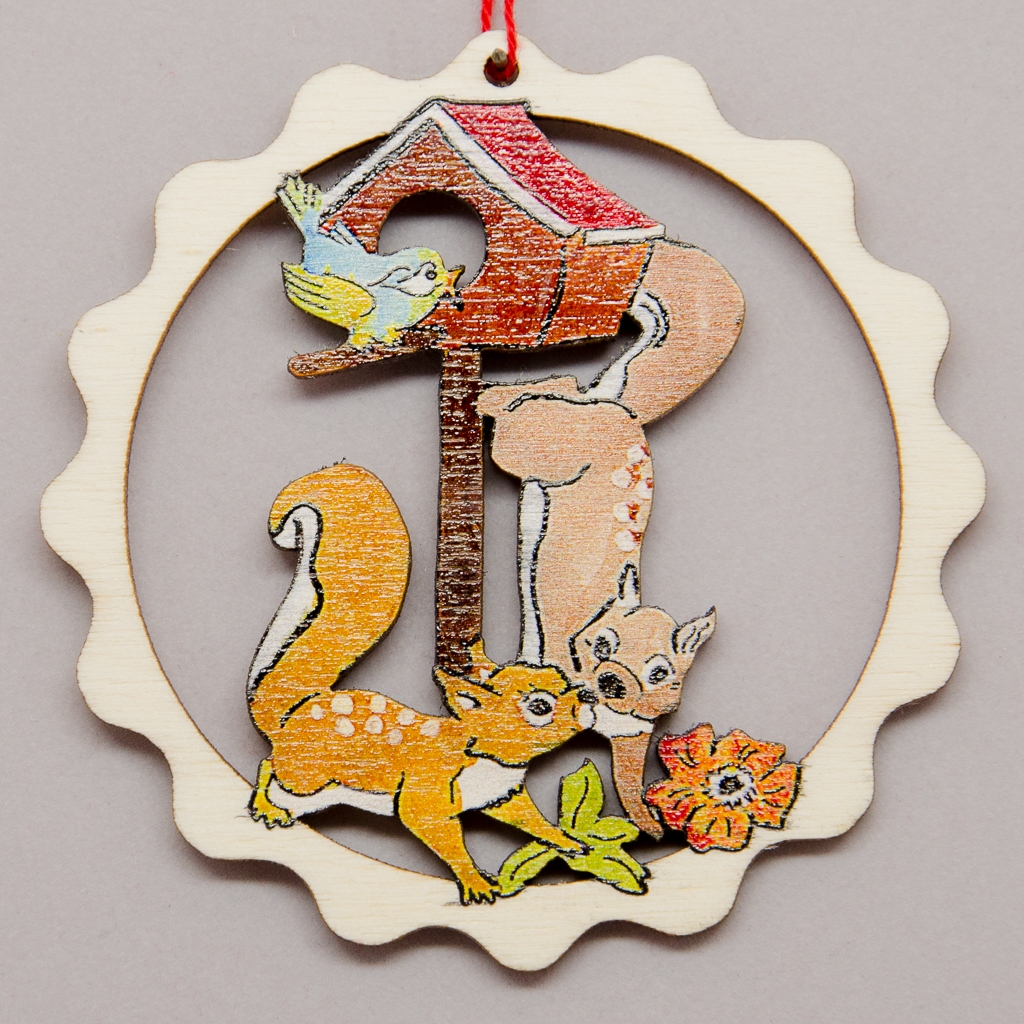 Kreisornament Eichhörnchen