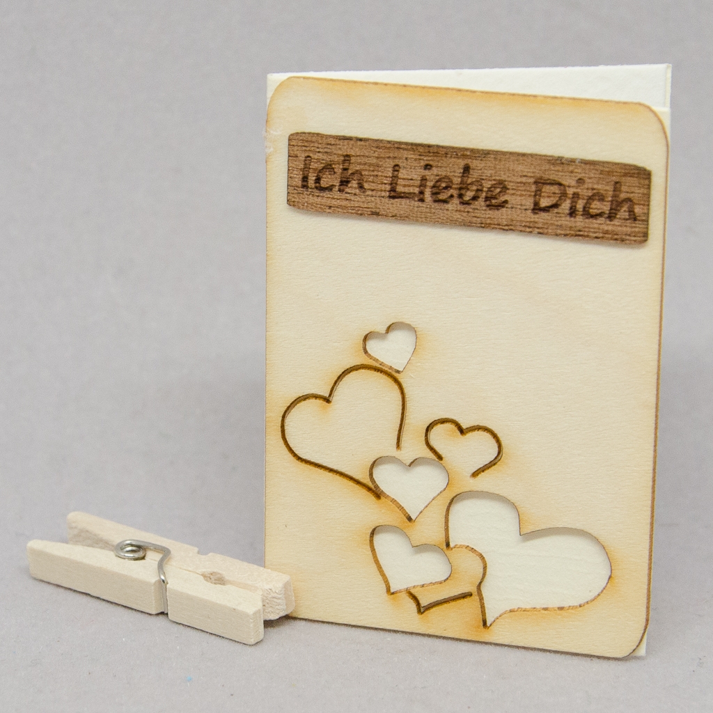 Geschenkkärtchen Ich Liebe Dich