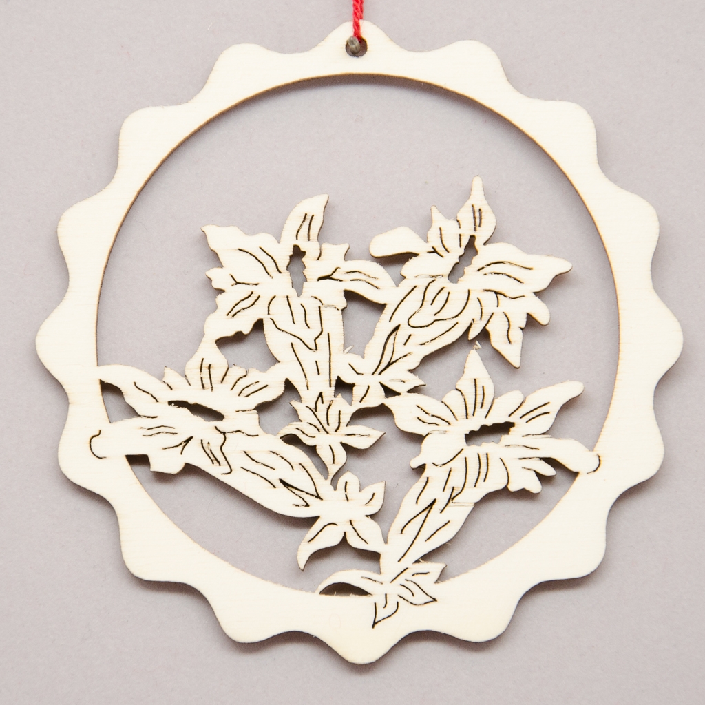 Kreisornament Enzian